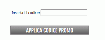 codice promo infinity